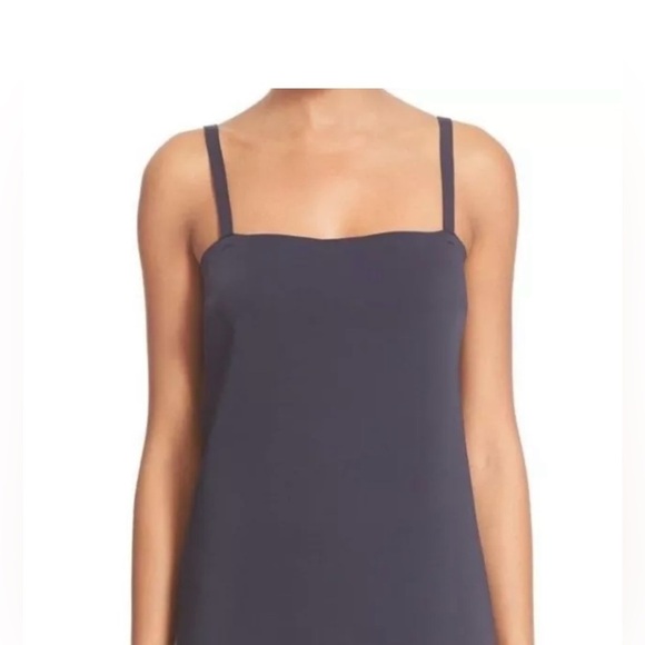 Helmut Lang Sheath Scuba Dress Navy Blue Size Small - Picture 2 of 12